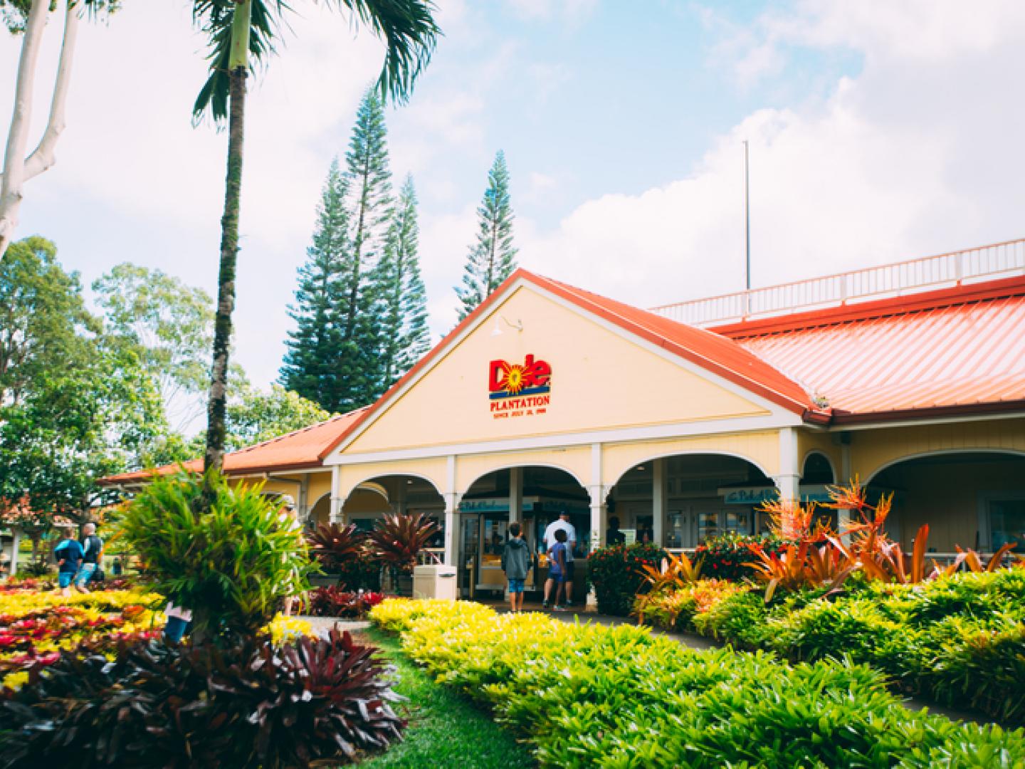Entrance to the Dole Plantation on Oʻahu, Hawaiʻi