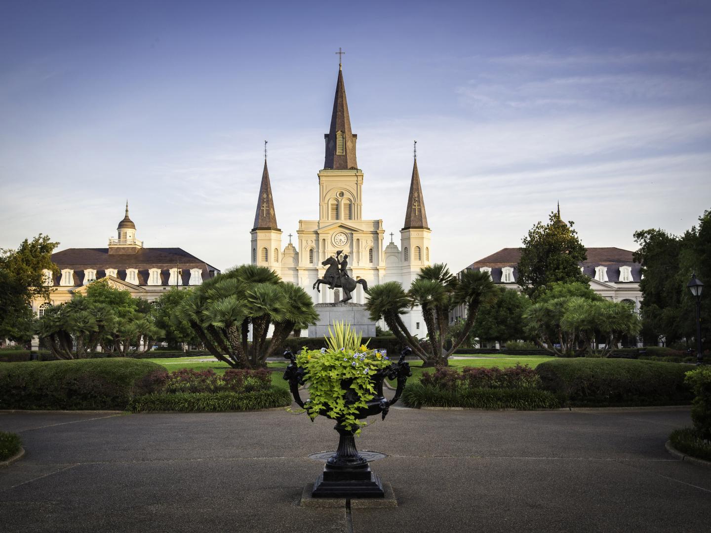 Stately Jackson Square in New Orleans, Louisiana