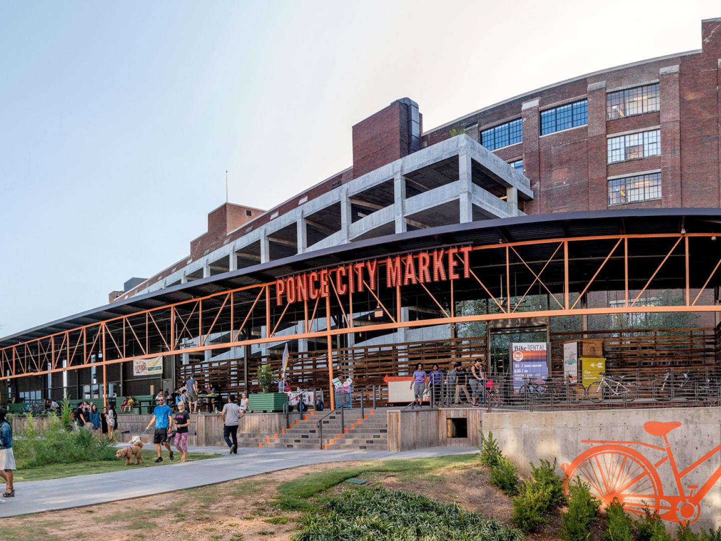 佐治亚州亚特兰大庞城市场外景 佐治亚州亚特兰大庞城市场外景