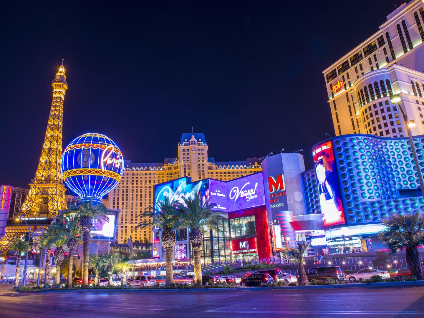 内华达州拉斯维加斯著名的拉斯维加斯大道