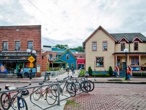 Shopping and restaurants downtown, including the famed Zingerman's Deli