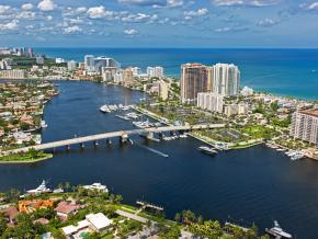 Aerial view of Fort Lauderdale, Florida Aerial view of Fort Lauderdale, Florida