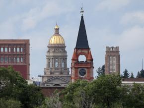 Historic buildings on the Cheyenne skyline Historic buildings on the Cheyenne skyline