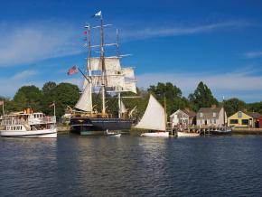 Das Mystic Seaport Museum in Connecticut Das Mystic Seaport Museum in Connecticut