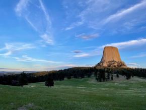 怀俄明州克鲁克县的魔鬼塔 怀俄明州克鲁克县的魔鬼塔