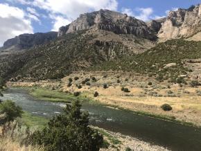 Wind River Canyon, where the oldest rock formations date back to the Precambrian period – more than 2.9 billion years ago Wind River Canyon, where the oldest rock formations date back to the Precambrian period – more than 2.9 billion years ago