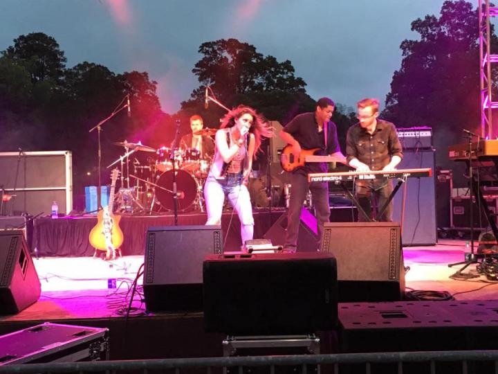 Performance during the Natchitoches Jazz R&B Festival