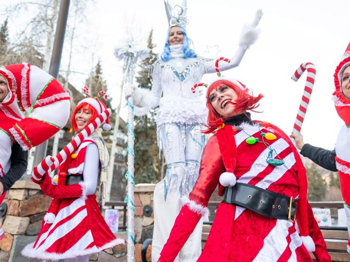 Seasonal performers at Vail Holidays in Colorado