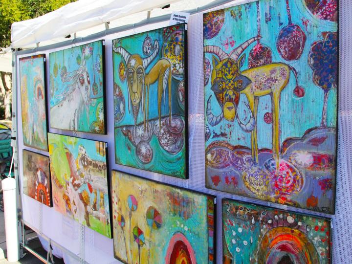 Local art on display at the Ocala Arts Festival in Florida