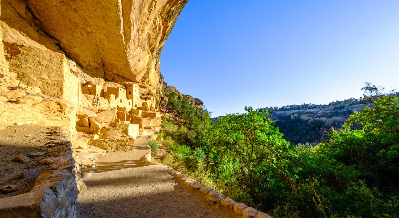 Exploring Cliff Palace, the largest ancient cliff dwelling with 150 rooms