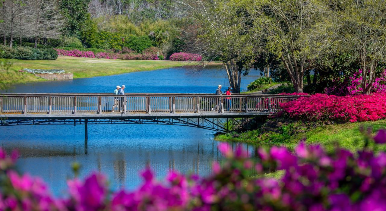 Die Bellingrath Gardens in Mobile, Alabama