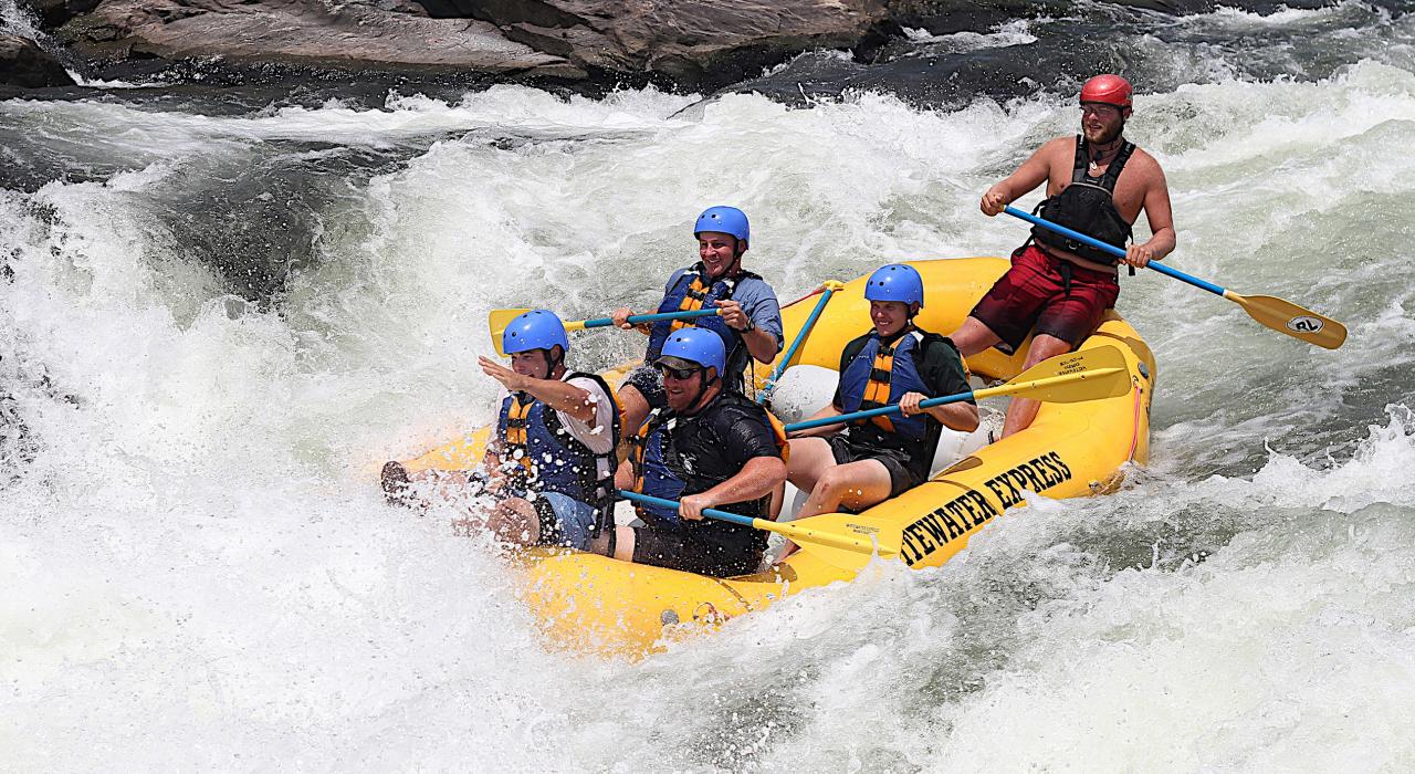 Whitewater rafting in Phenix City, Alabama