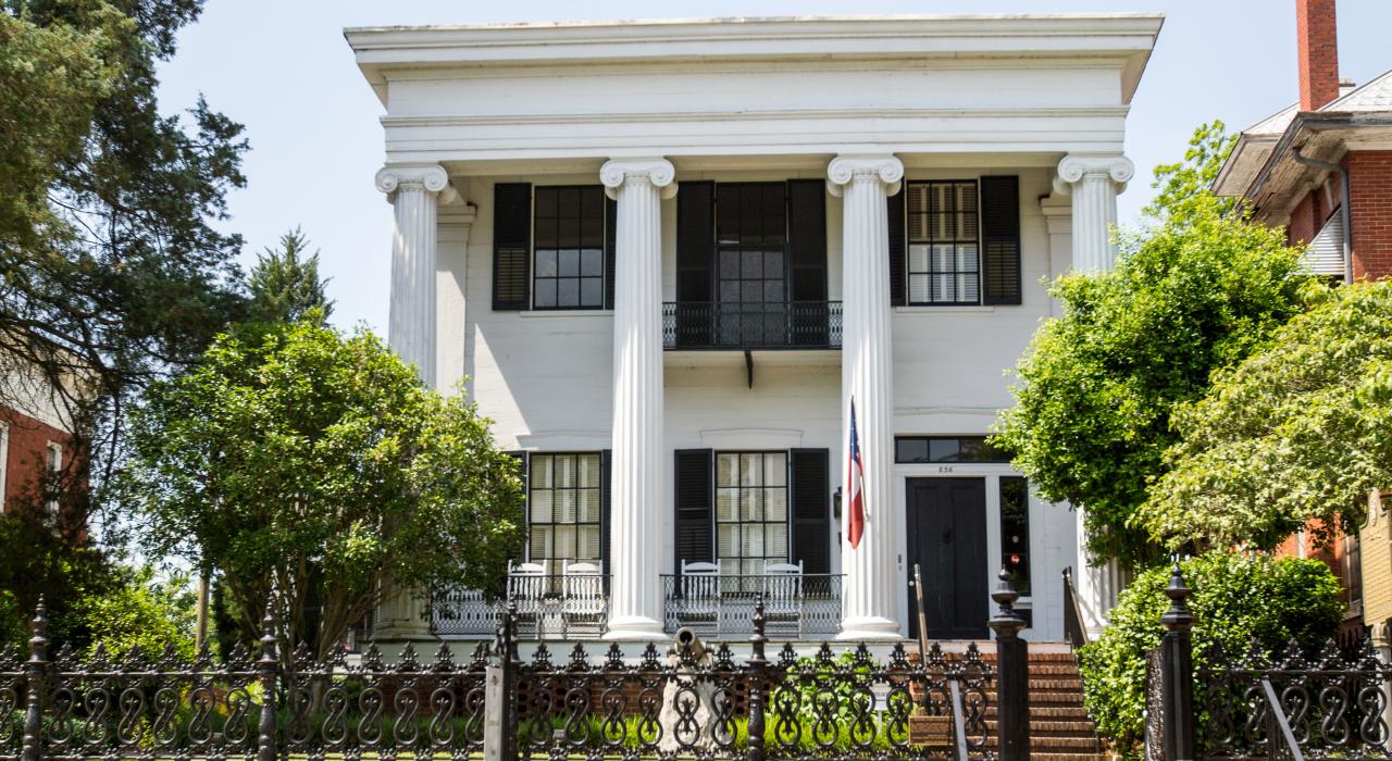 조지아 주 메이컨의 캐넌볼 하우스 포치