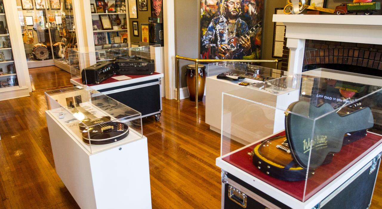 조지아 주 메이컨 올맨 브라더스 밴드 수집품