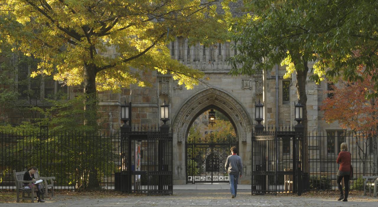 1701년 개교한 아이비리그의 연구 중심 대학교, 예일대학교의 캠퍼스
