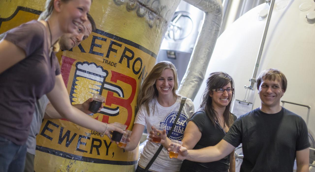 Dégustation de bières à Lakefront Brewery