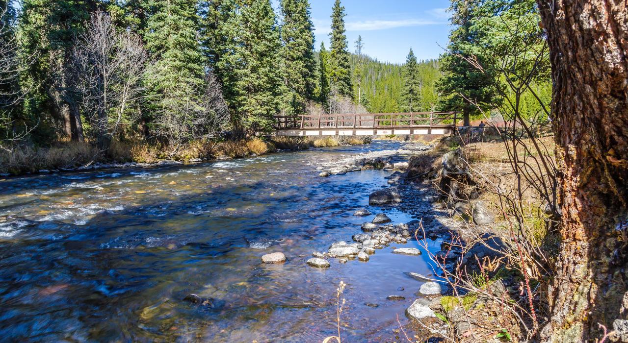 ハイアライトキャニオンを流れるハイアライト川