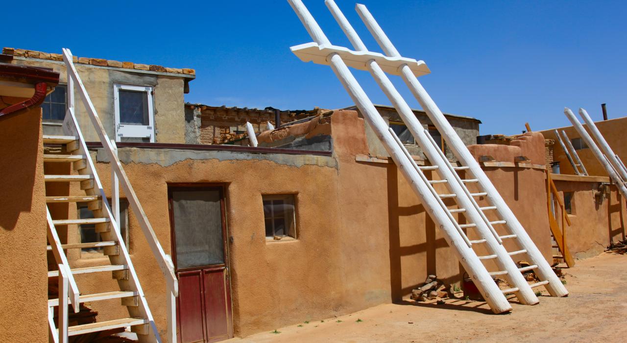 Kivas at the Acoma Indian Reservation outside Albuquerque
