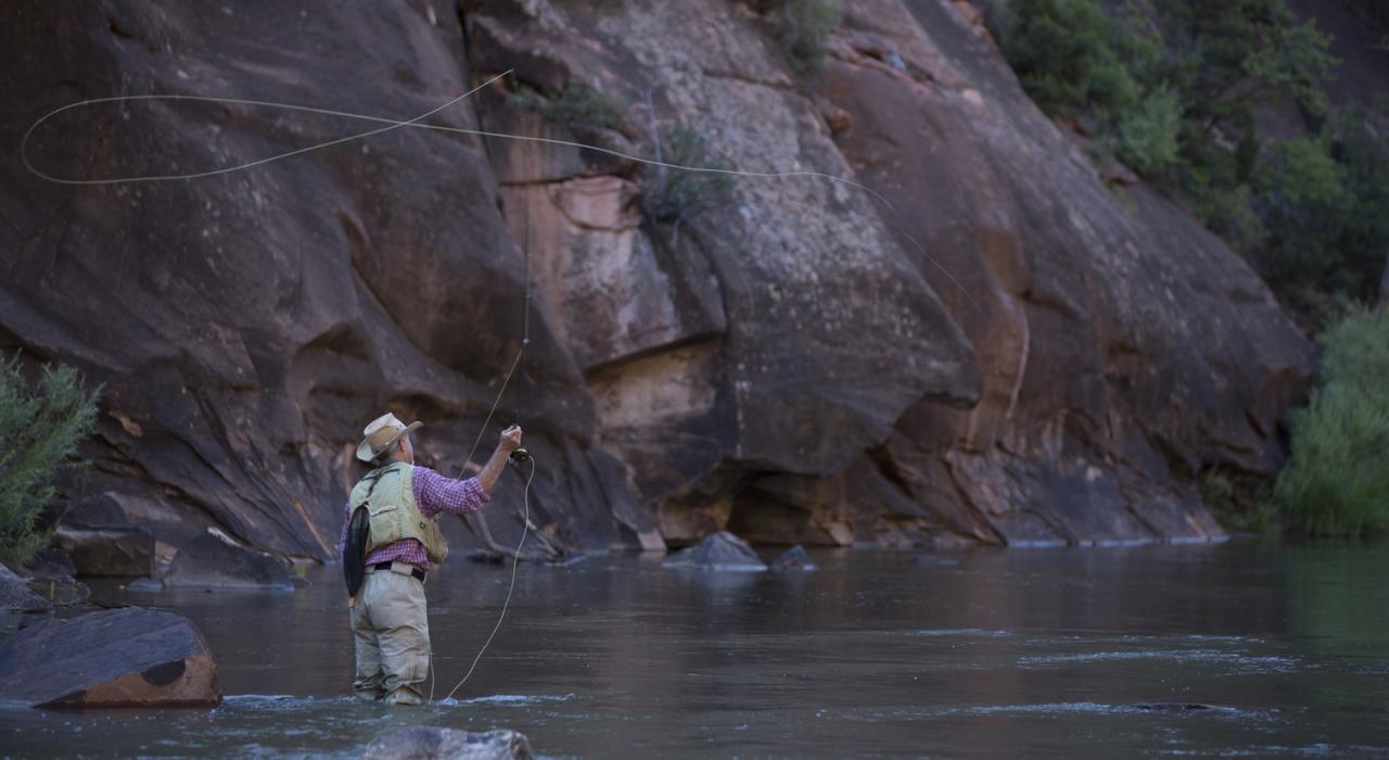 덜로리스 강에서 낚싯대 던져 보기