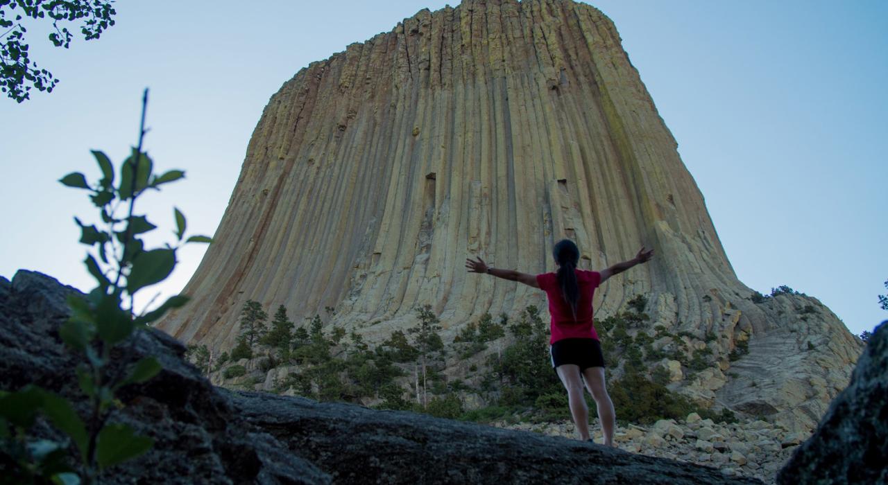 壮大なデビルスタワー国定記念物