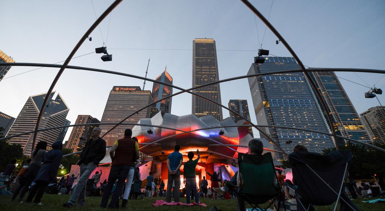 The Chicago Gospel Music Festival held in Millennium Park’s Jay Pritzker Pavilion