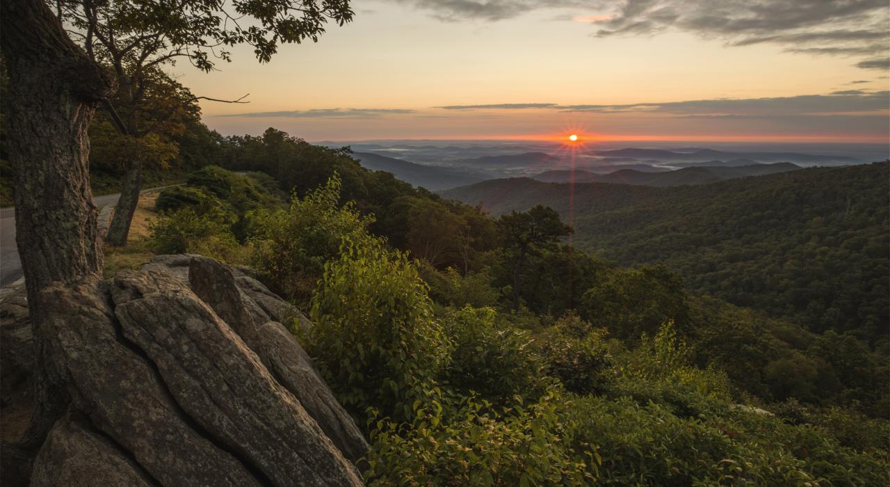 Skyline Drive in Shenandoah National Park