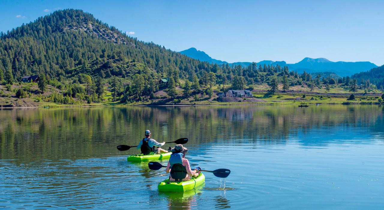 カヤックで過ごす美しい夏の一日