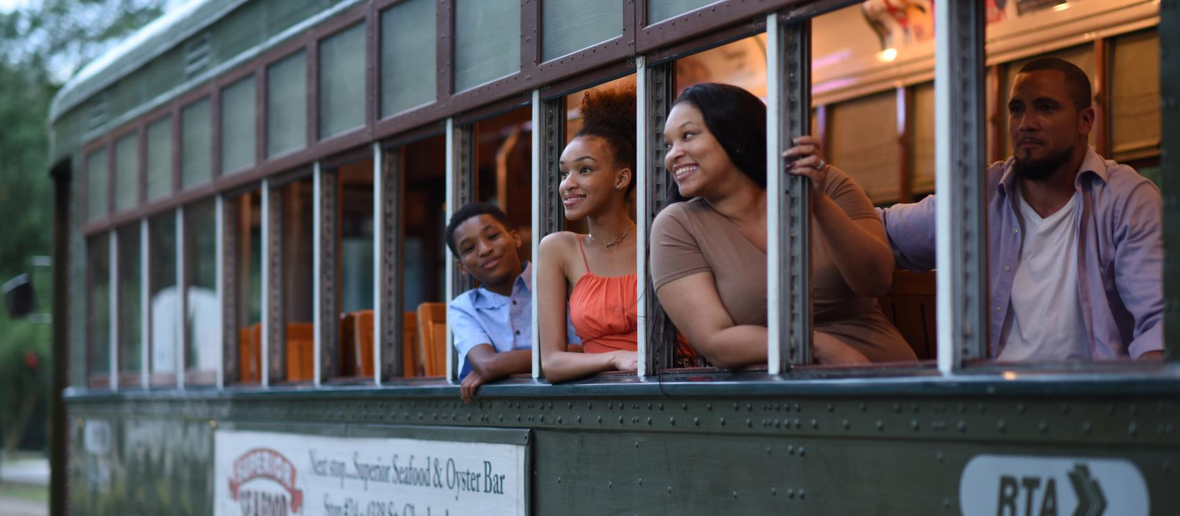 Riding the St. Charles Streetcar Line in New Orleans