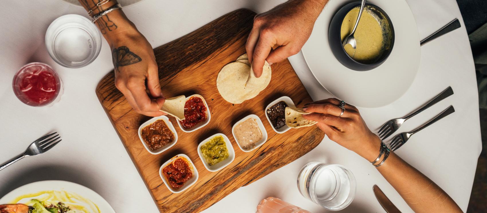 Cocina clásica de Nuevo México en Sazón, Santa Fe