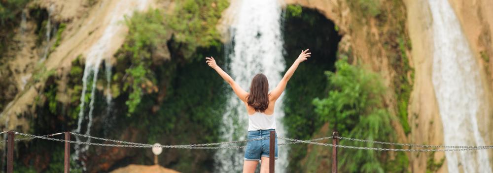 Turner Falls in the Arbuckle Mountains near Davis, Oklahoma Turner Falls in the Arbuckle Mountains near Davis, Oklahoma