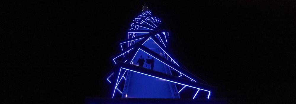 爱荷华州得梅因附近的高架栈桥 爱荷华州得梅因附近的高架栈桥